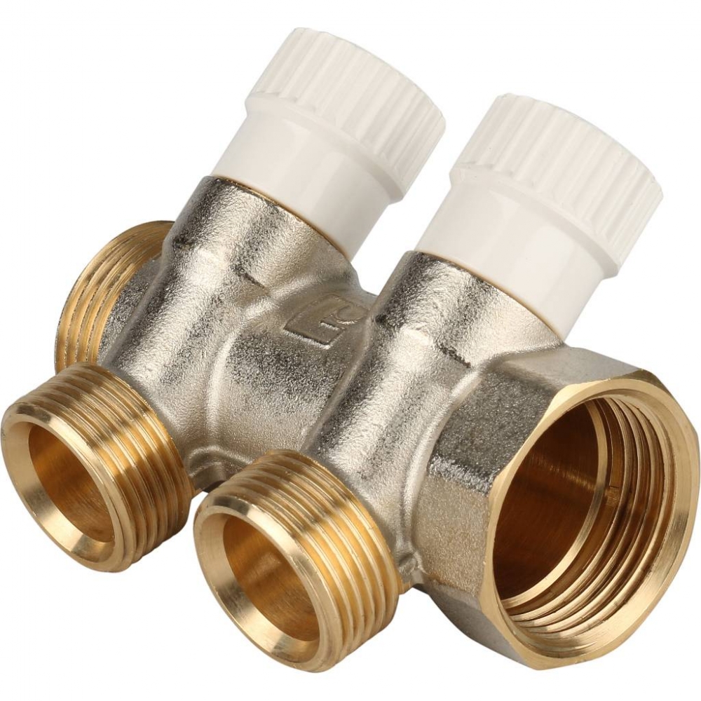 Коллектор никелированный, подключение